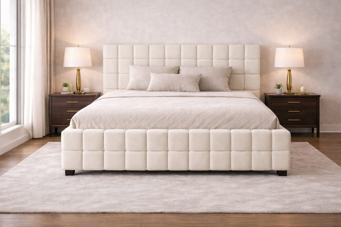 The Buttons Luxury Bed