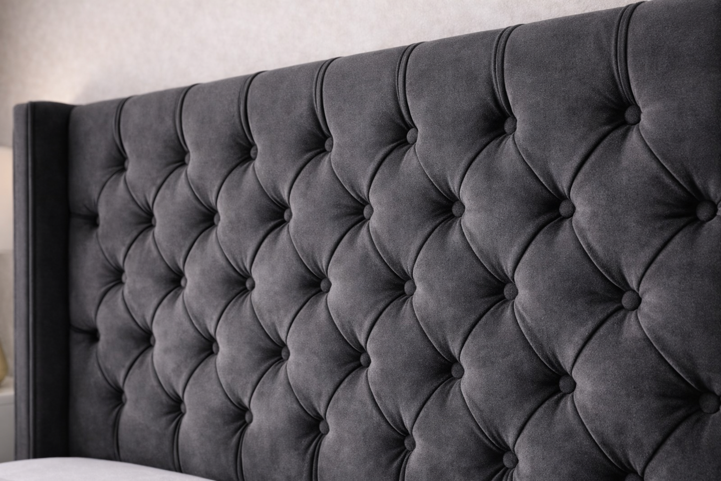 The Ivory Wingback Hilton Bed