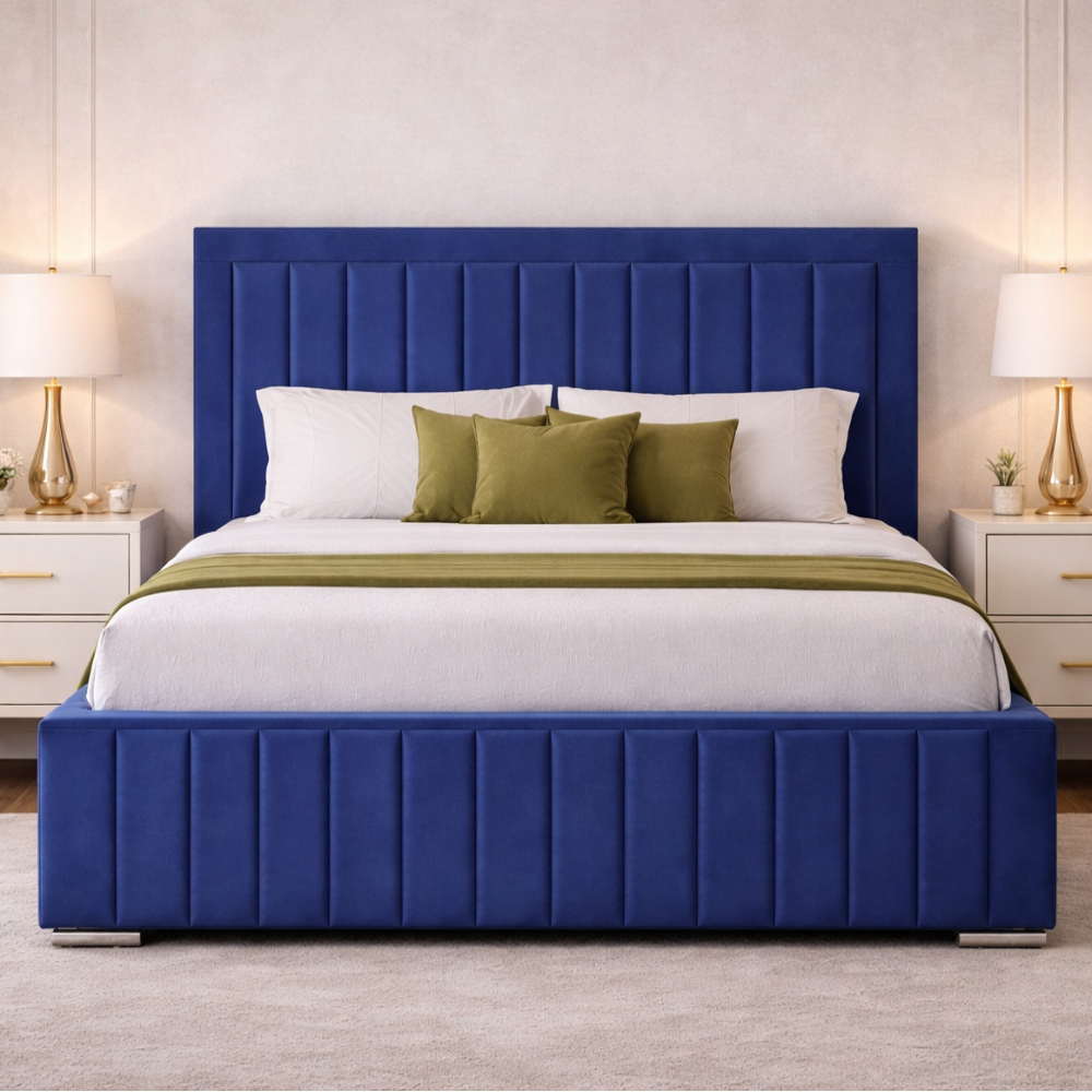 The Royal Stripes Bumper Luxury Bed